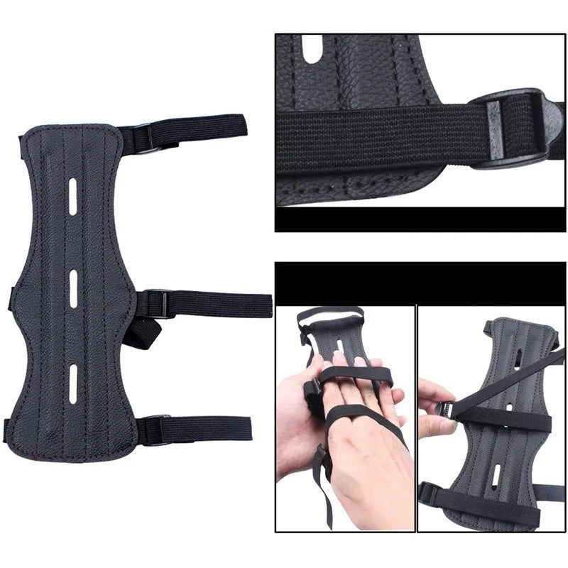 Leather Archery Equipment Arm Guard Protection Forearm | SAMAG