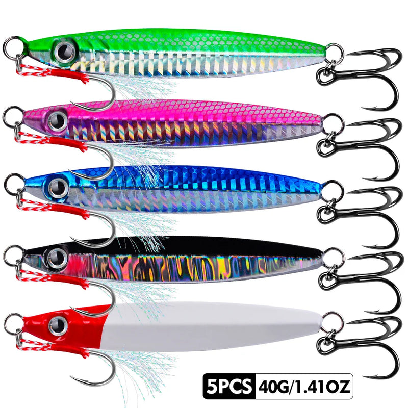 3D Eyes Metal Jig Lure 10g 15g 20g 30g 40g 60g Bionic | SAMAG