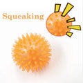 Pet Toy Ball for Cats And Dogs - Sounding Tooth Cleaning Chew Ball Training Teeth Accessories Thornless Chewing Toy for Puppy