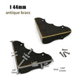 12pcs Decorative Jewelry Chest Wine Gift Box Wooden Case Antique Brass Golden Furniture Corner Protector Cover with Screws Nails