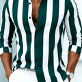 New Men's Long Sleeved Shirt Casual Fashion 3D Striped | SAMAG
