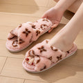 Fluffy Women's Slippers Home Autumn Winter Luxury Designer Woman Shoes Flat Trend Indoor Fuzzy Fur Slides Plush Elegant Footwear