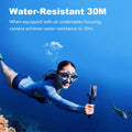 SJCAM C100 Plus 4K Vlog Action Camera EIS Stabilization 115° Wide Angle F1.8 Waterproof Camera with Magnetic Neck Lanyard