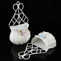 Garden DIY Vase Flower Basket Sundries Organizer Wall Hanging Artificial Rattan