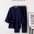 100% Cotton Gauze Women Pajama Robe Sets Spring Autumn | SAMAG