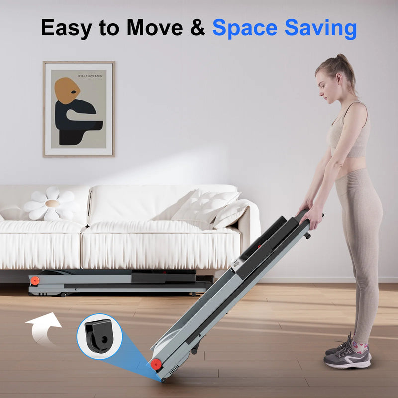 Hot 3.0HP Treadmill with 5% Incline Folding Handles App - View 5 | SAMAG