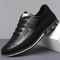 Men's Business Casual Shoes, Solid Color, Pvc Sole, Comfortable for All Seasons