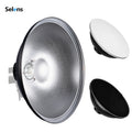 Selens 30/42/55cm Beauty Dish Reflector Lamp Shade Softbox Honeycomb Grid Diffuser for Bowens Mount Studio Strobe Flash Light