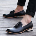 Luxury Men Leather Loafers Designer Tassels Brogue Shoes Male Wedding Shoes Fashion High Quality Men Casual Shoes Big Size 38-46