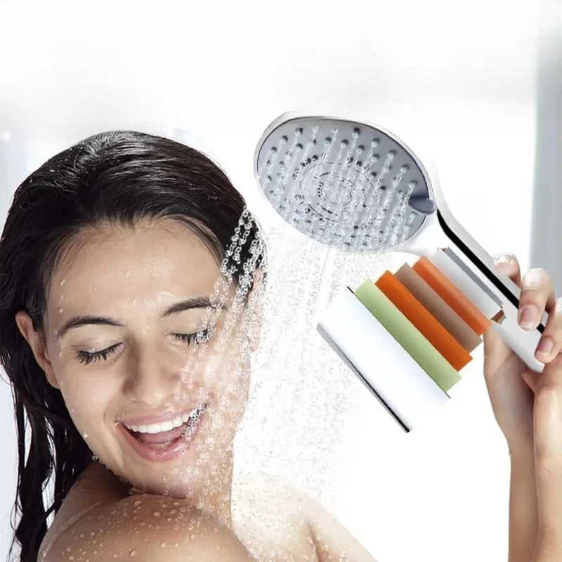 Adjustable Handheld Shower Head - Water Saving 5 Modes SPA Jetting Bath Sprayer with Ergonomic Design for Efficient Showering