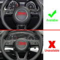 For Audi A1 A3 A4 A5 A6 A7A8 Q3 Q5 Q7 SQ5 S1 S3 S4 S5 S6 S7 S8 RS3 RS5 RS6 Car Steering Wheel Decoration Ring Trim Cover Sticker