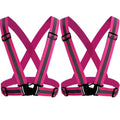 Unisex Night Running Suspender Reflective Suspenders For Men Women Colorful Adjustable Luminous Wide Braces Youth Sport Belt