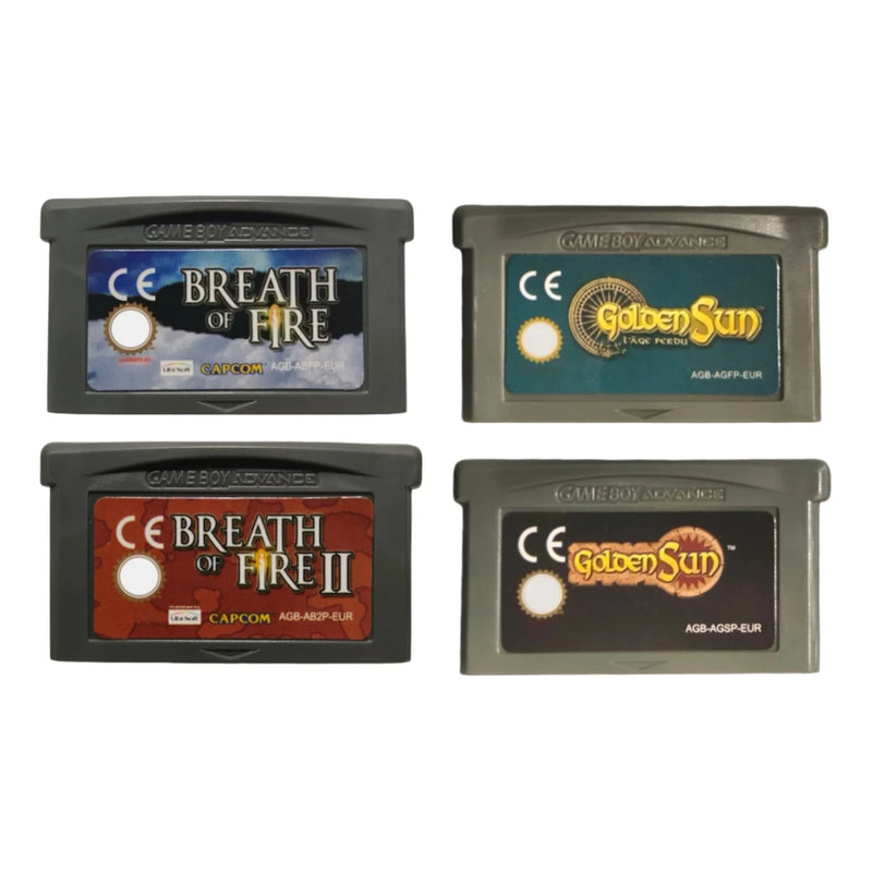 Classic GBA Game Cartridge Breath of Fire Kirby Sonic Advance Wars Golden Sun GBA SP Retro Video Game Collection Gift