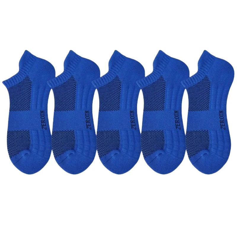 5Pairs Men's Cotton Sports Socks Breathable Sweat | SAMAG