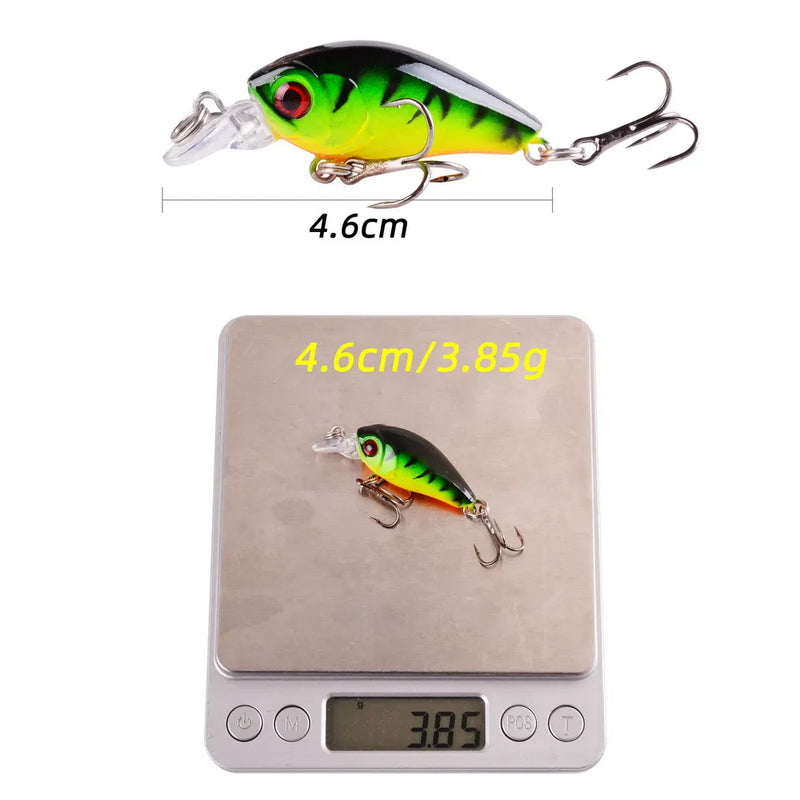 Fishing Lures Minnow Sinking Wobbler Carp Hard Bait 4.5cm | SAMAG