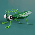 Garden Cute Metal Grasshopper Statue Decoration Outdoor Tree Wall Art Garden Grasshopper Statue Decoration Courtyard Backyard