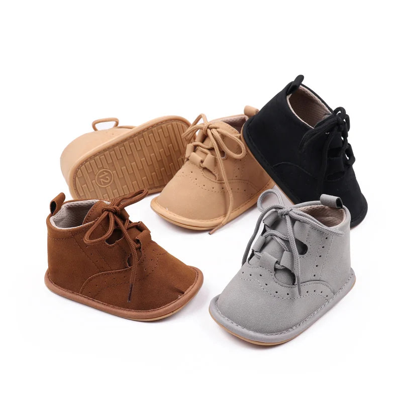 Baby Spring and Autumn Shoes Little Boots Anti-slip High Quality PU Classical Design 2024 New Fashion for 0-9-18 Months  BXC3240