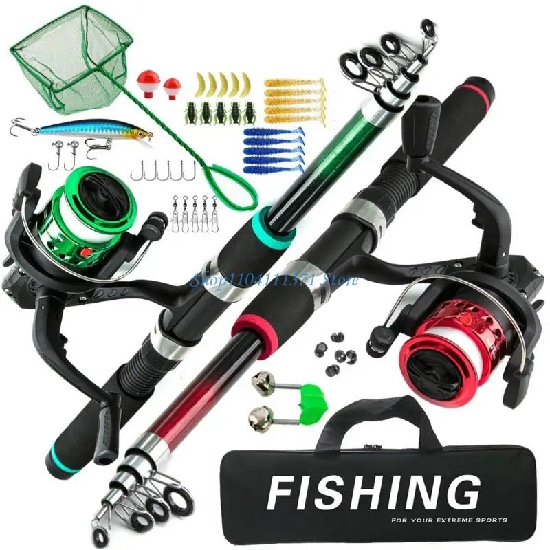 P9FC Beginner Fishing Set Tackles Including Reel | SAMAG