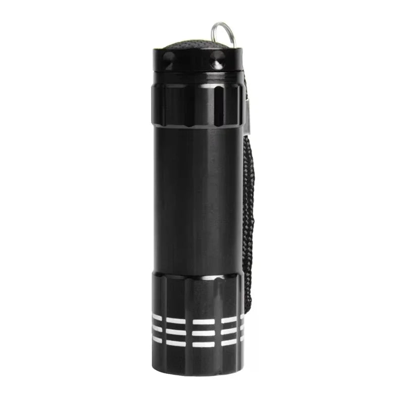 9/12/51LED UV Flashlight Portable Pet Urine Stain Money Detection Torch Blacklight Emergency Waterproof Ultraviolet Flashlight