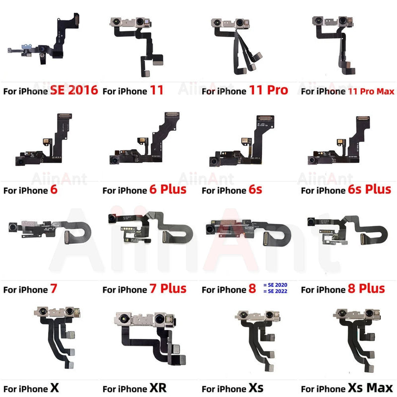 AiinAnt Top Proximity Light Sensor Front Camera Flex Cable For iPhone 11 Pro X Xr Xs Max 6 6s 7 8 Plus SE 2 3 Phone Spare Parts