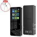 2.0 Inch Metal Touch MP3 MP4 Music Player Bluetooth 5.0 Supports Card, with FM Alarm Clock Pedometer E-Book Built-in Speaker