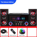 4 Inch Desktop Computer TV Bluetooth Speaker 2.1 Karaoke Home Computer Speaker Home KTV Music Center System Audio Set