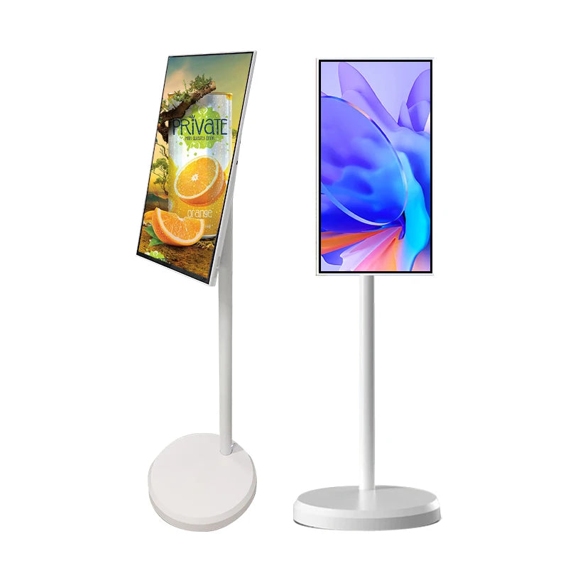 22/24/27/32 Inch Portable Tv on Stand Touch Screen Android Wireless Display With Built-In Mike Camera 4-7H Battery Life