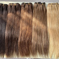 Doreen 160G 200G 240G Volume Series Brazilian Machine Remy Straight Clip In Human Hair Extensions  Full Head 10Pcs 16 to 24 Inch