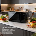 Factory Direct 110v Dual-Use 20L Electric Stainless 1150W Class Energy Efficient Microwave Oven Digitail  Timer Household