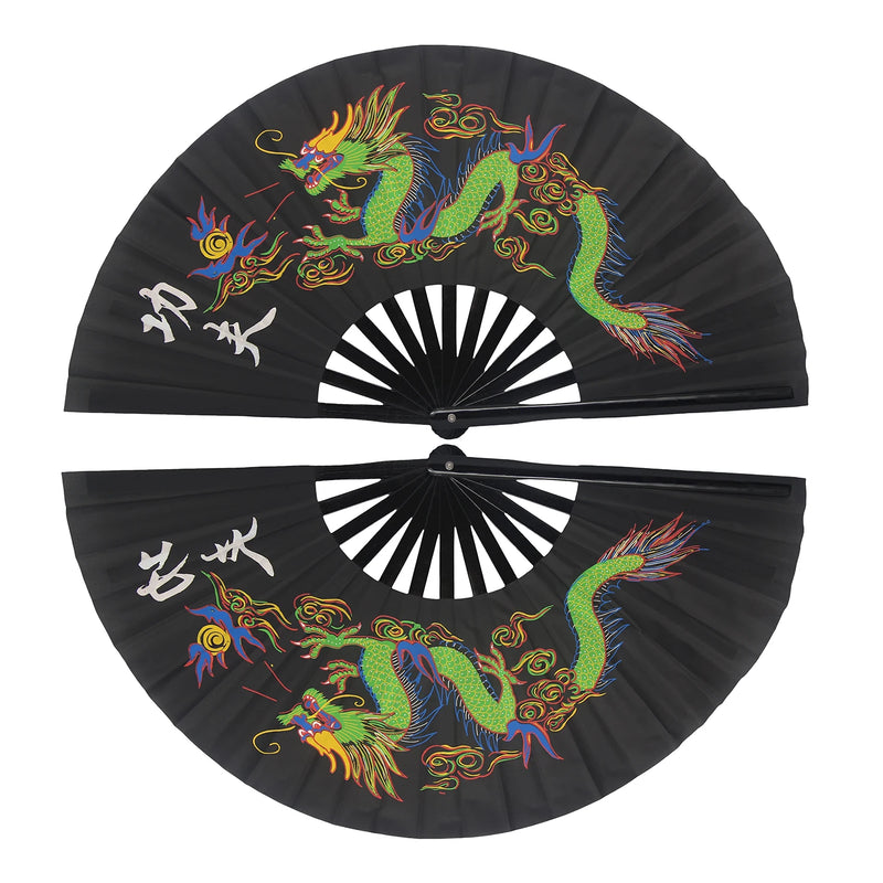 Tai Chi Fan Bamboo Kung Fu Martial Arts 34 Centimeter | SAMAG