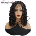 StrongBeauty Full Double Lace Glueless Braided Wig Square Knotless Box Braided Wigs Women Wig with Baby Hair 16"