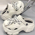 All-weather anti-slip thick-soled eva upper home and beach slippers with holes