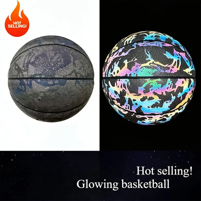 Glow In The Dark Basketball Colorful Reflective Luminous | SAMAG