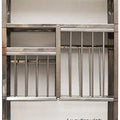 Customized Stainless Steel Assemble Wall Mount Kitchen Storage Shelf Dish Rack - View 2 | SAMAG