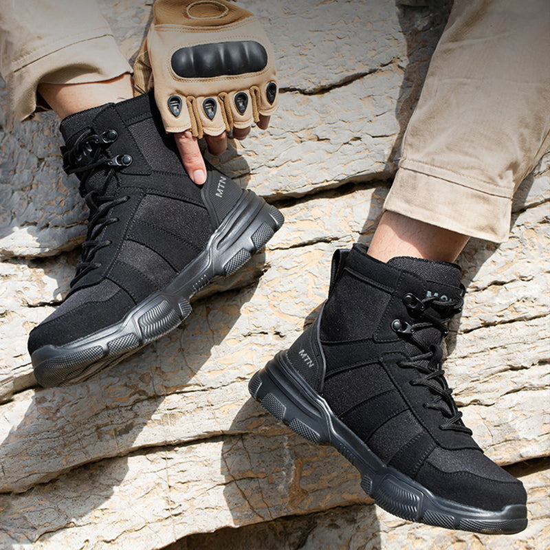 Lightweight Indestructible Steel Toe Safety Work Shoes Puncture Resistant Non Slip Tactical Work Sneakers for Men Women