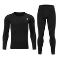 2-Piece Men's Autumn And Winter Warm Suit With Deer Head Print For Youth Sports And Leisure Loose And Comfortable Autumn Clothes