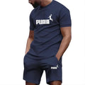Summer Men's Sets Fashion Tracksuit Short Sleeve T Shirts+Sport Suit Casual Clothing Joggers S - 4XL - View 11 | SAMAG