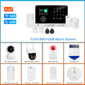 FUERS Tuya Smart  WIFI GSM G03 DIY Alarm System Smart Home Security Alarm System Ant-theft 433Mhz Burgla With Door Motion Sensor