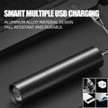 Mini Telescopic Zoom Flashlight 3 Light Mode Torch USB Rechargable Waterproof Powerful Flashlights Outdoor Portable Torch Lamp