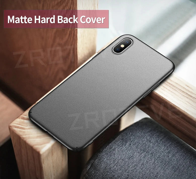For iPhone X XR Case ZROTEVE Luxury Ultra Thin Frosted Hard PC Cover For Apple iphone XR XS Max iPhonex 10 iPhone10 Phone Cases