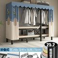 Folding Steel Frame Wardrobe Installation - Free Open Closet Durable and Economic Storage Cabinet for - View 11 | SAMAG