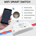 Smart Home House Wifi Wireless Remote Switch Breaker Domotic LED Light Controller Module Alexa Google Home Smartlife Tuya APP