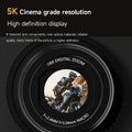 Lenovo Digital Camera 180° Flip Screen 5k Video Vlog Camera 75mp Anti-shake 18x Zoom Portable Body Camera For Students Gifts
