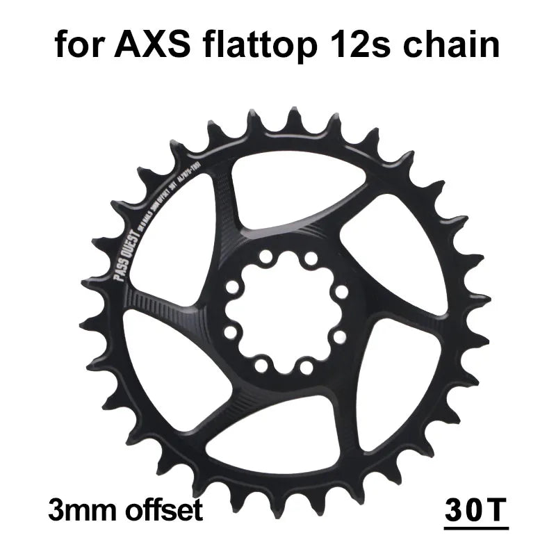8 Bolt Direct Mount Chainring Narrow Wide Star For Sram Force Red Rival Axs 12-speed Chainring 28t 30t 32t 34t 36 38 40 Tooth