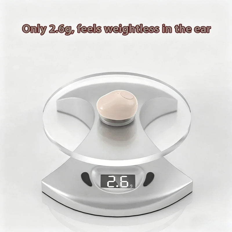 Mini Wireless Earphones Bluetooth 5.4 Headphones with Great Endurance Earbuds With Mic Lightweight for Sleepy Music Video