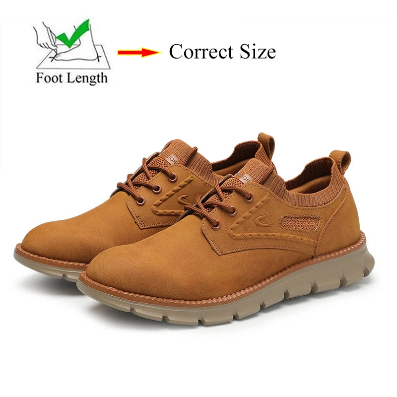 Men's British Style Oxfords Leather Casual Shoes Spring Autumn Retro Fashion Big Size 48 49 Comfortable Gentleman's Footwear
