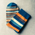 5 Pair Men's Striped Combed Cotton Socks Original Design | SAMAG