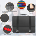 25 expandable document bags with handles, accordion-style document organizer, suitable for A4/Letter size documents.