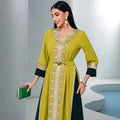 Eid Diamonds Abayas for Women Luxury Dubai Kaftan Muslim Evening Party Maxi Dress Turkey Kaftan Morocco Caftan Femme Musulmane