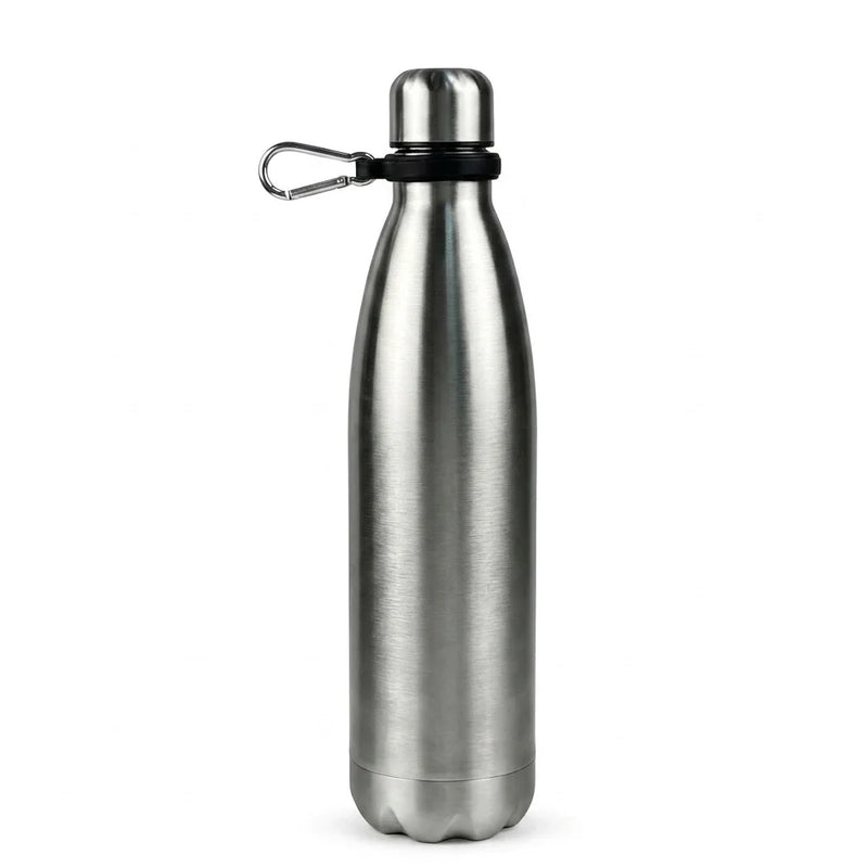 750ml Upgraded Diversion Water Bottle Stainless Steel Hidden Safe Secret Stash with Carabiner for Cash Keys - View 8 | SAMAG